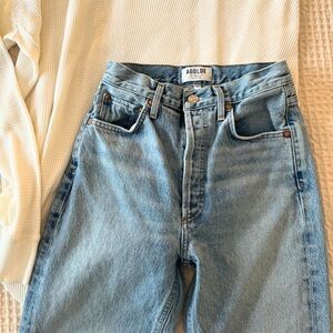 Agolde 90s pinched waist in ruminate